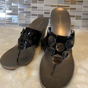 Size 10 black 3” heel